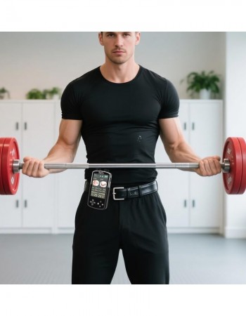 TENS EMS Unit Muscle Stimulator for Pain Relief Therapy - 4 in 1 TENS & EMS & Relax & Custom Frequency + Pulse - Muscle Massager 36 Modes 20 Intensity, Memory & Favorites Function with 600mAh Battery