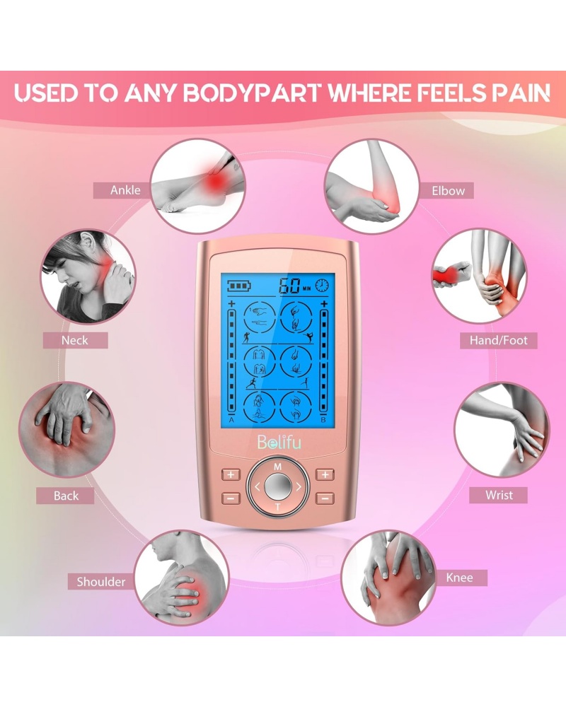 Mood Light Tens unit Muscle Stimulator for Pain Relief Ther