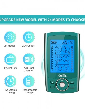 Mood Light Tens unit Muscle Stimulator for Pain Relief Ther