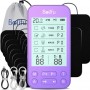 Belifu TENS Muscle Stimulator Unit for Pain Relief, Electronic Pulse Therapy Machine with 36 Mode 20 Intensities, Rechargeable & Portable – Neck, Back, Shoulder, Joint Pain Relief, Color Purple