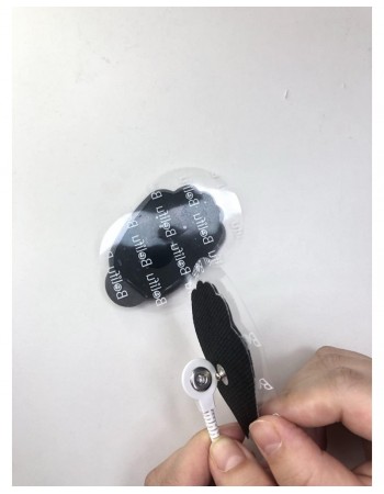 Belifu Shielded Replacement Electrode Wires 2.35mm Tens Replacement Lead Wires Standard Connection Snap 3.5mm Cable for Tens EMS Muscle Stimulator (2 Pack)