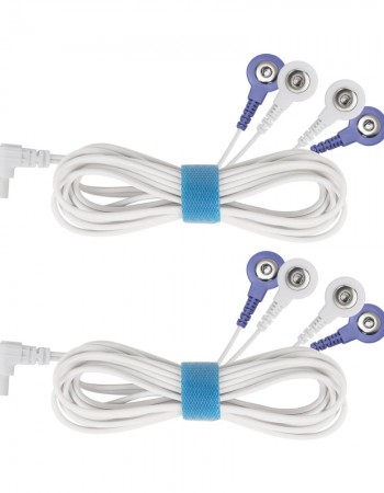 Belifu TENS EMS Unit Electrode Wires 2.35mm, Muscle Stimulator TENS Machine for Pain Relief