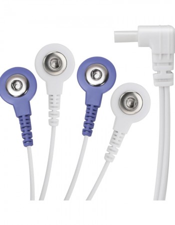 Belifu TENS EMS Unit Electrode Wires 2.35mm, Muscle Stimulator TENS Machine for Pain Relief