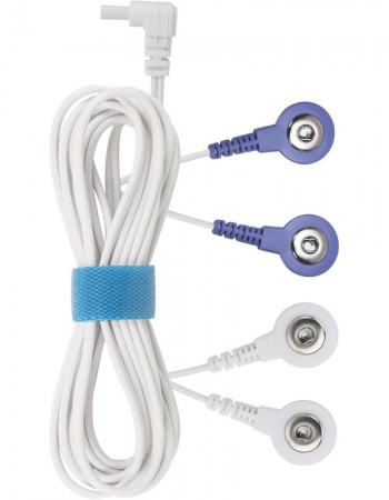 Belifu TENS EMS Unit Electrode Wires 2.35mm, Muscle Stimulator TENS Machine for Pain Relief