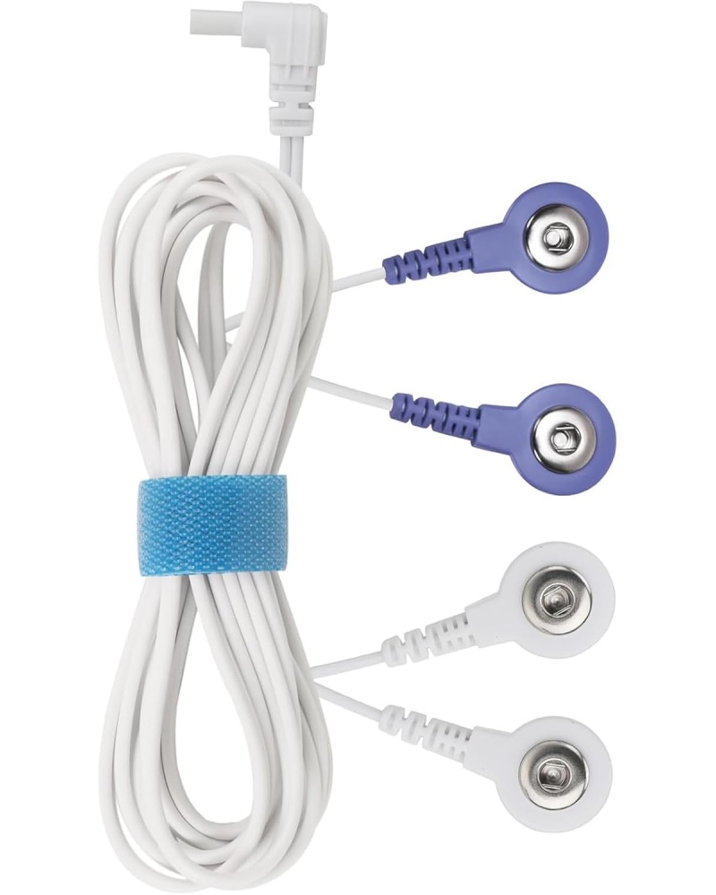 Belifu TENS EMS Unit Electrode Wires 2.35mm, Muscle Stimulator TENS Machine for Pain Relief