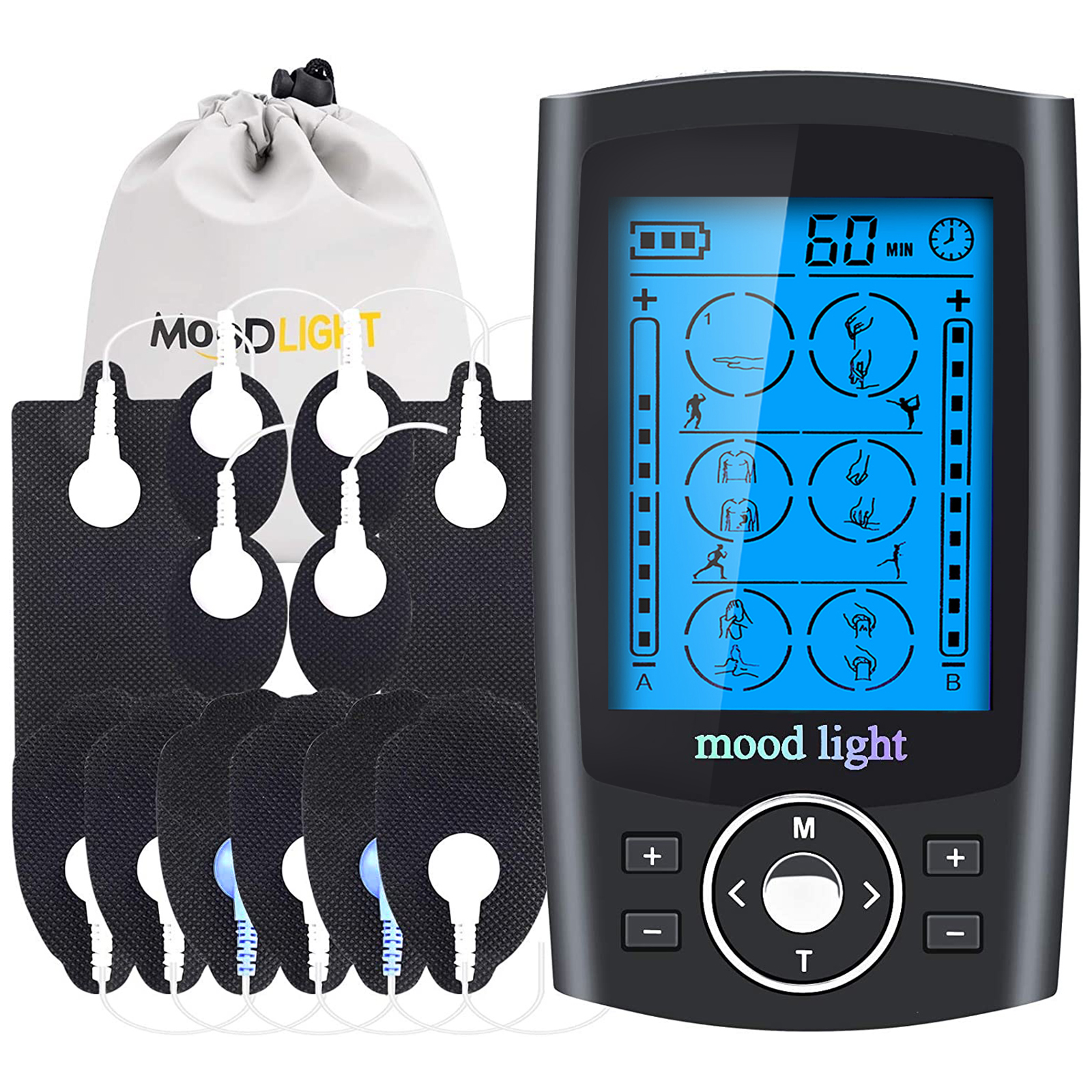Mood Light Tens unit Muscle Stimulator for Pain Rel